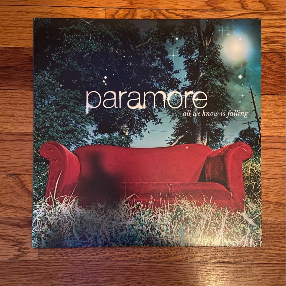 PARAMORE All We Know Is Falling 25th Anniversary Silver Pressing